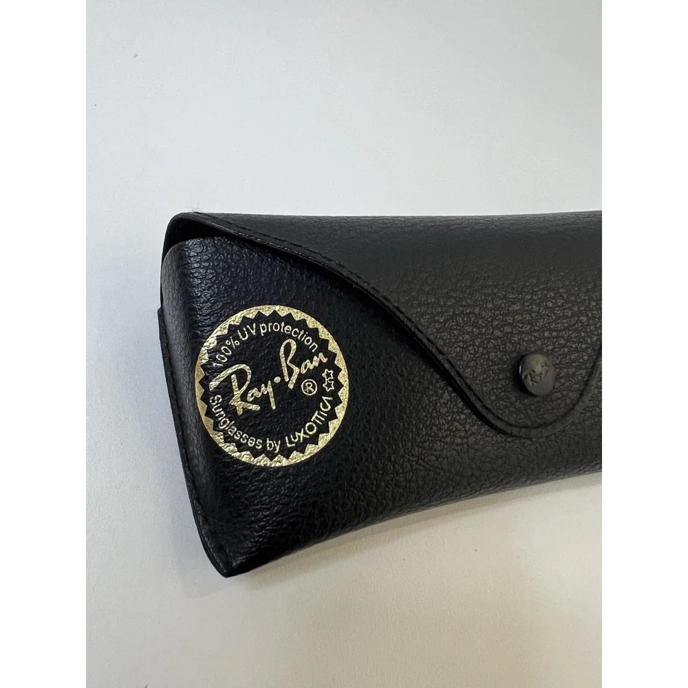 Ray-Ban Eyeglass Black/Brown Cases holder snap closure Lot Of 2 Cases Only